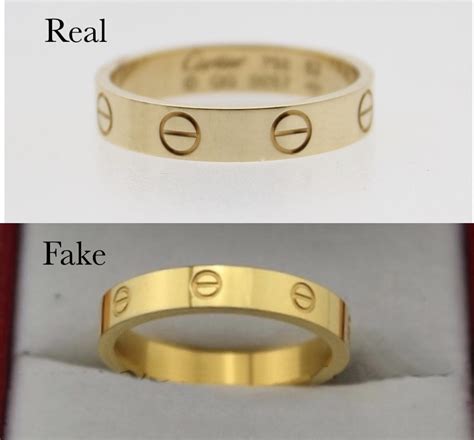 cartier love ring fake|cartier ring 750 52833a 1t0.